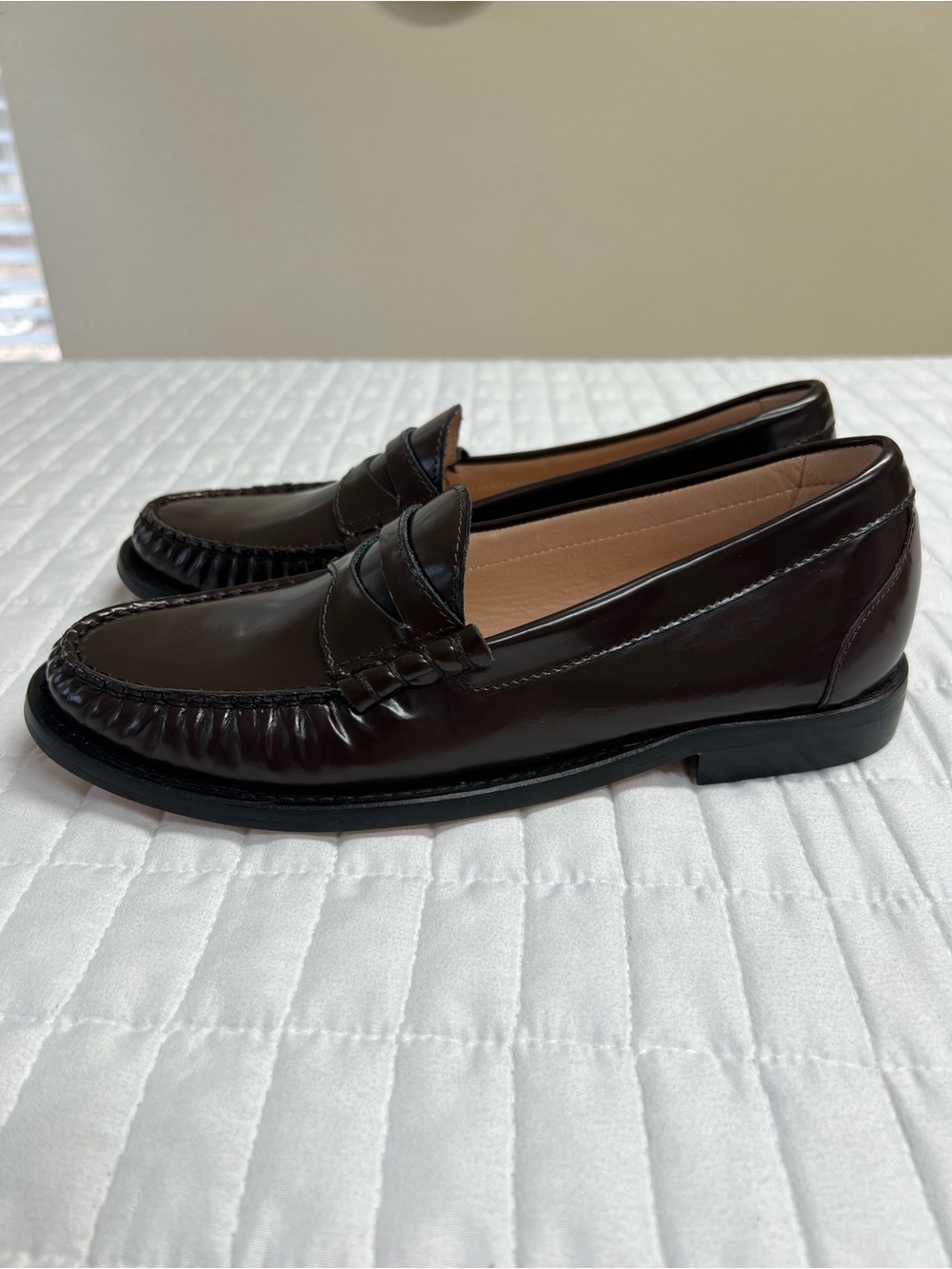 J. Crew New Winona penny loafers
Italian spazzolato leather Cocoa Berry Size 8 - Picture 6 of 10